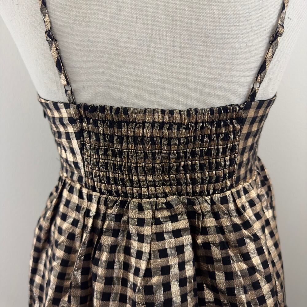 J.Crew Lurex black and gold‎ Dress - Picture 7 of 12